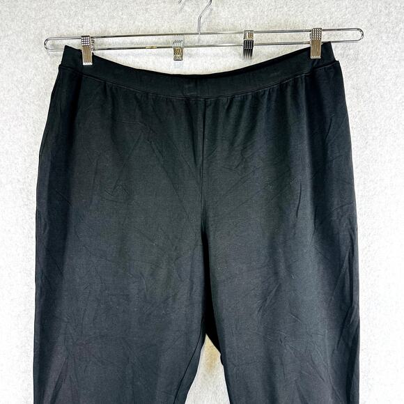 New Catherines Womans Sz 1XWP 18/20WP Petite Pants Black Suprema Stretch Comfort - Picture 2 of 8